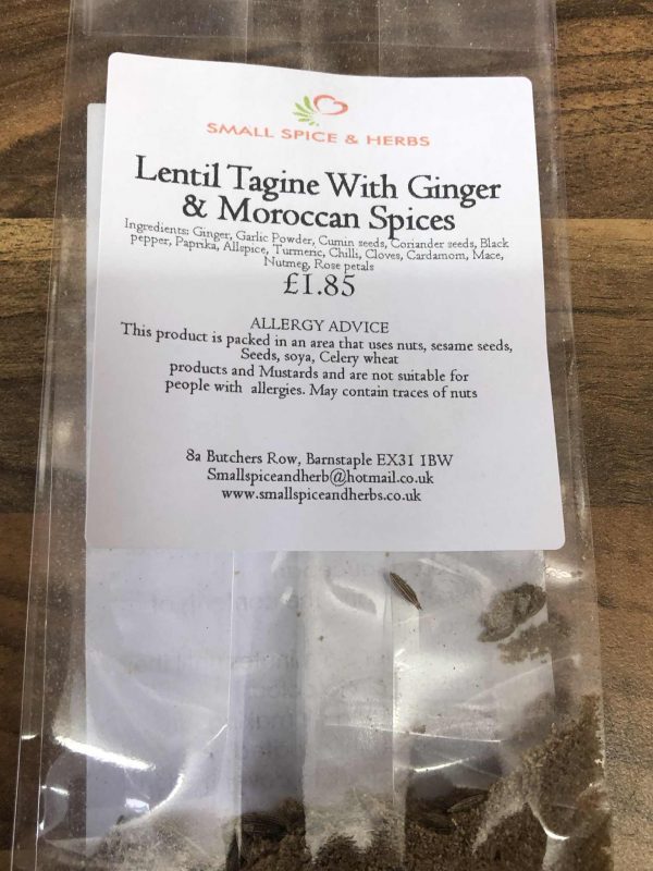 Lentil Tagine with Ginger & Moroccan Spices