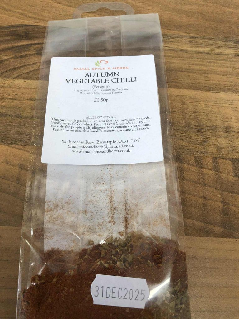 Autumn Vegetable Chilli