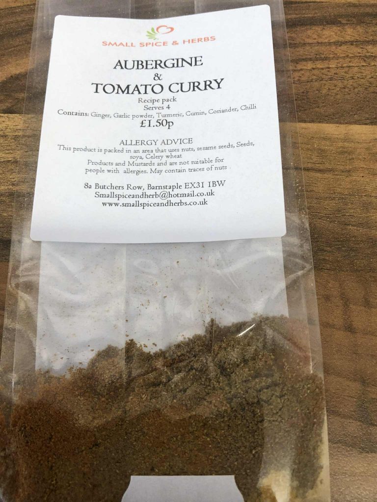 Aubergine & Tomato Curry