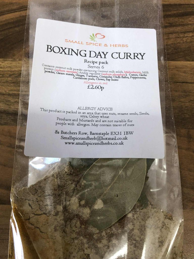 Boxing Day Curry