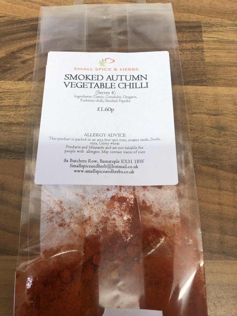 Smoked Autumn Vegetable Chilli