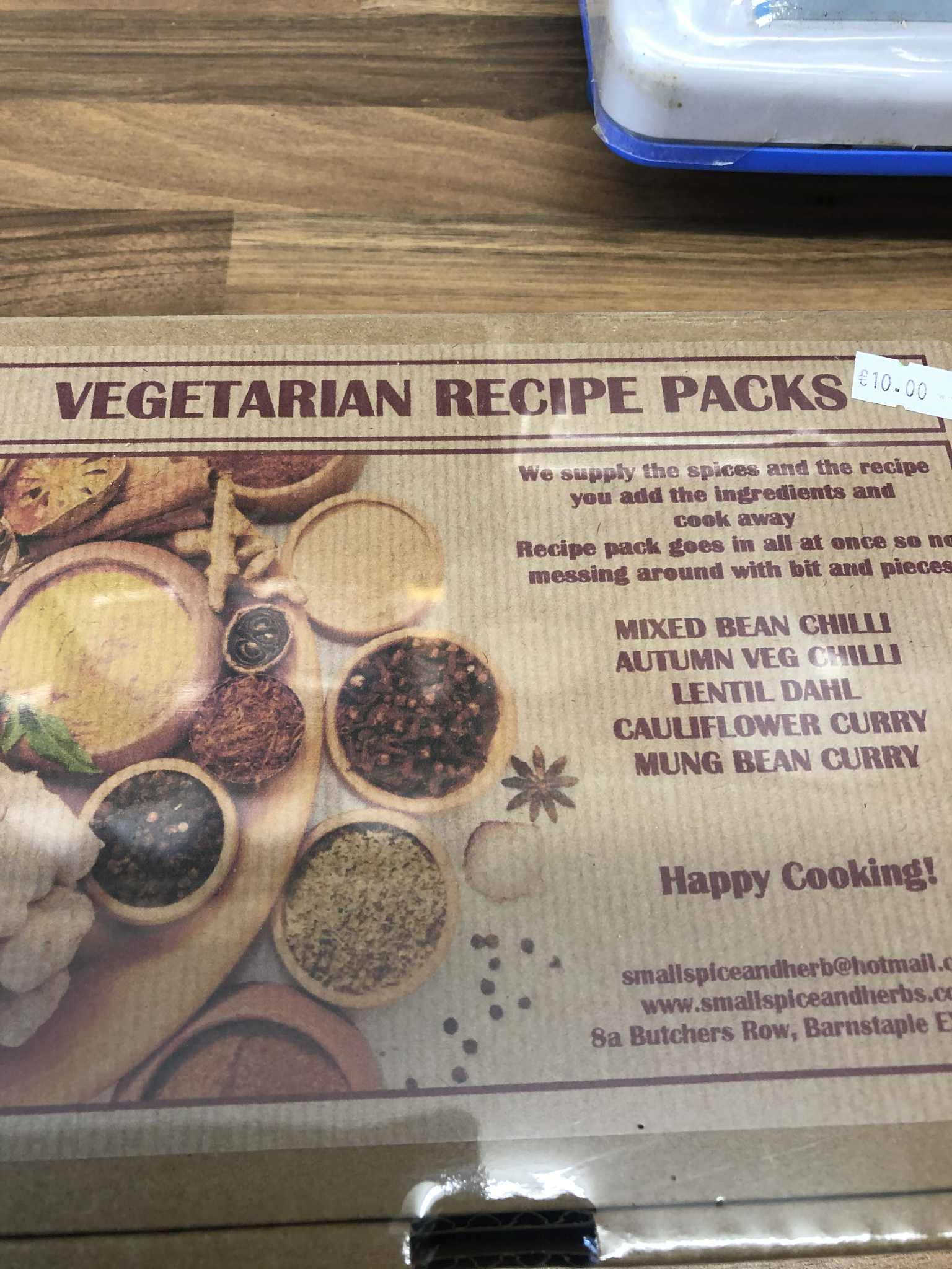 Vegetarian Recipe Packs